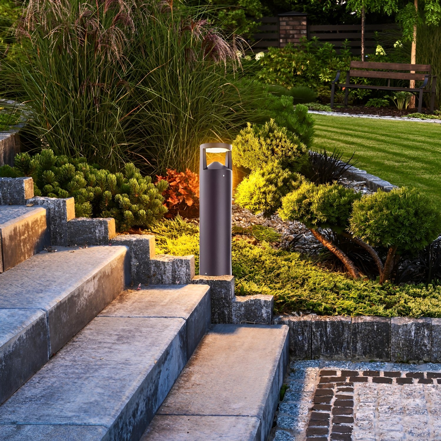 Led bollard landscape lighting discount