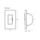 Lutron DVSTV Diva LED 0-10V Dimmer Switch - Single Pole/3-Ways