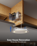 The LED Eclipse Downlight features a low-profile design that allows for quick, hassle-free installation, making it a smart and simple way to upgrade any space.