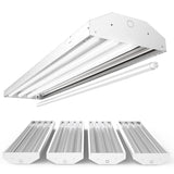 4ft T8 LED Ready Linear High Bay Fixture, 4-Lamps, Non-Shunted, Single-Ended