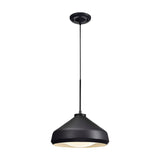 Modern 1 Light Mini Pendant Light in Black Finish - Adjustable Hanging Ceiling Light for Kitchen Islands, Living Rooms & Bars