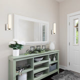 LED Satin Nickel Wall Sconce, 9W, Pearl, 700 Lumens