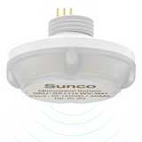 The Microwave Sensor by Sunco is ideal for automated lighting for indoor and outdoor environments. With a lifetime of 5 years and an IP65 rating, the microwave sensor is made tough for durability.