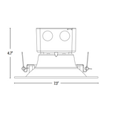 Commercial Recessed LED Lighting, 6 Inch, 15W, Integrated Junction Box, 1100 Lumens