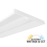 LED Center Basket Troffer, 34W/42W/50W, 2x4, Selectable Wattage & CCT, 6200 Lumens