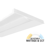 LED Center Basket Troffer, 50W/42W/34W, 2x4, Selectable Wattage & CCT, 6200 Lumens