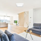 Square Ceiling Light, Spark, Surface Mount, 1200 Lumens