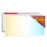 The 2x4 High Output Emergency Battery Panel features built-in LED lighting, delivering brighter, more efficient illumination without the need to replace old fluorescent tubes.