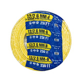 250ft Roll NM-B Gauge Indoor Electrical Copper Wire Ground Cable