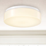 11 Inch Round LED Ceiling Light, White, Surface Mount, 1600 Lumens