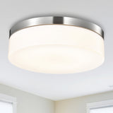 11 Inch Round LED Ceiling Light, Craft, White, Surface Mount, 120V, 1600 Lumens