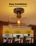 Install the fixture in just 3 easy steps.