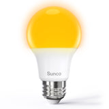 A19 LED Bulb, Amber Light, 800 Lumens