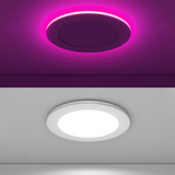 Recessed LED Lighting, 6 Inch, Smart Night Light Slim, Wafer Thin, Smooth Trim, Selectable CCT, 1100 Lumens