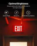 LED Exit Sign (Red), Damp Rated