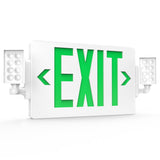 2 Head LED Exit Sign (Green)