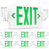 2 Head LED Exit Sign (Green)