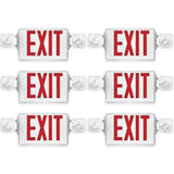2 Head LED Exit Sign (Red), Floodlight