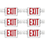 2 Head LED Exit Sign (Red), Floodlight