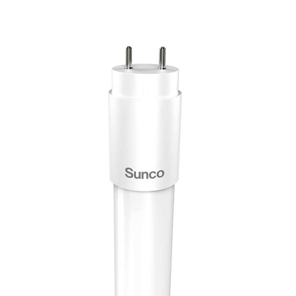 T8 LED Tube, 2ft, Frosted Glass, Bypass, Type B, 10W, Single/Double