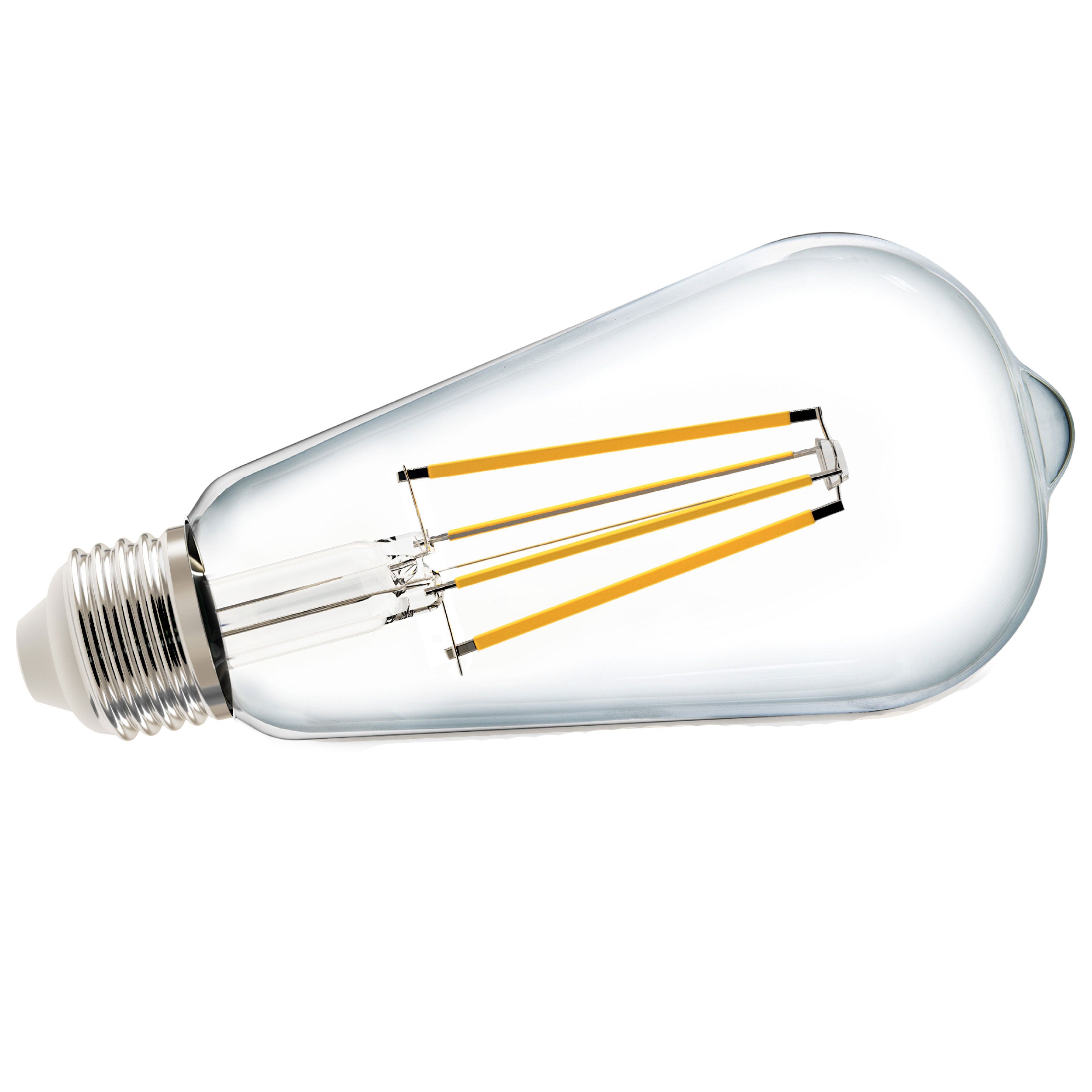 Ultra-Bright ST64 LED Bulb, Filament, 1500 Lumens