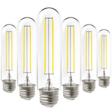 T10 LED Tubular Bulb, Dusk to Dawn, Filament, 450 Lumens