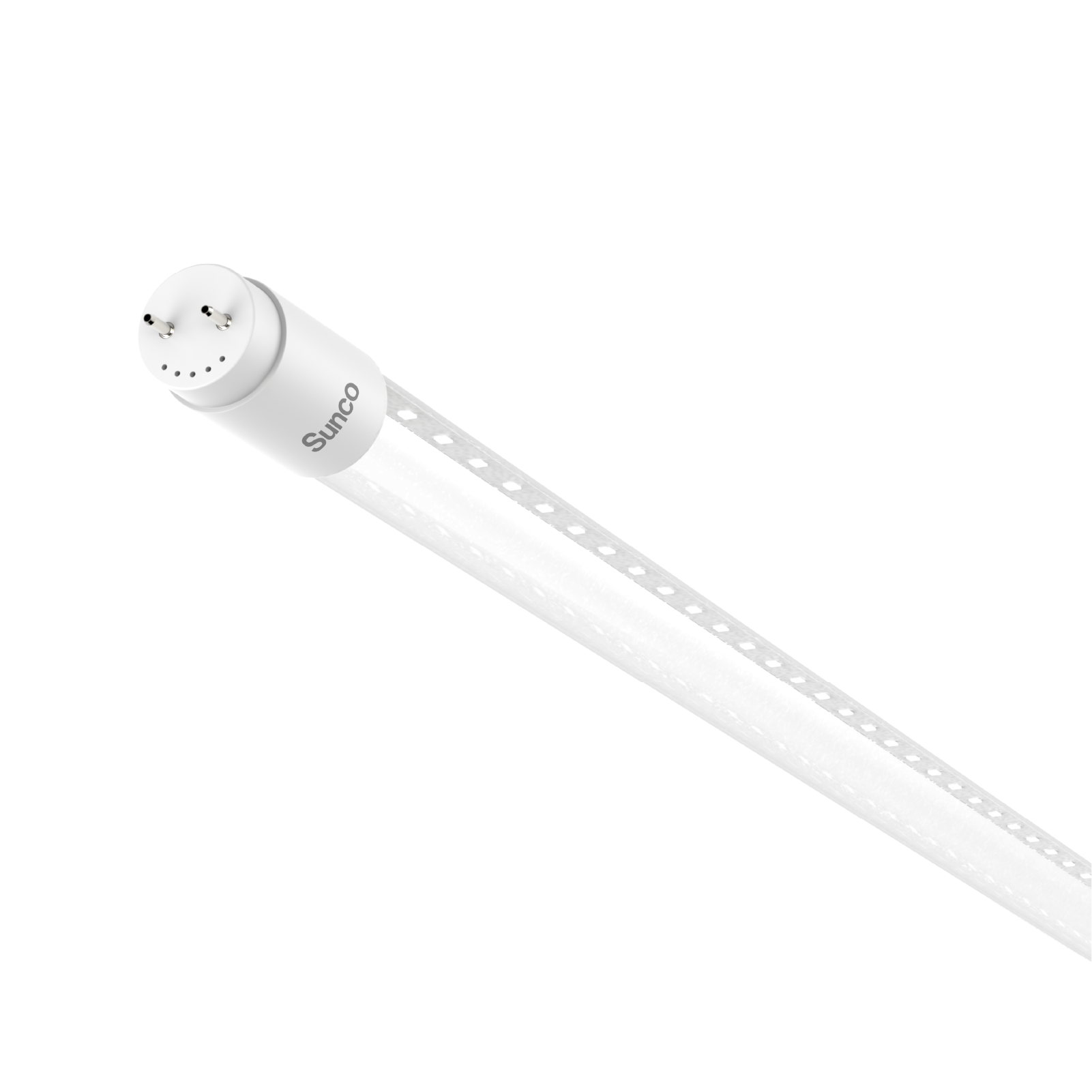 T8 LED Tube, 4ft, Clear, Bypass, Type B, 18W, 2200 Lumens