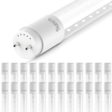 T8 LED Tube, 4ft, Clear, Bypass, Type B, 15W, 1800 Lumens