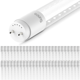 T8 LED Tube, 4ft, Clear, Bypass, Type B, 18W, Single/Double Ended, 2200 Lumens
