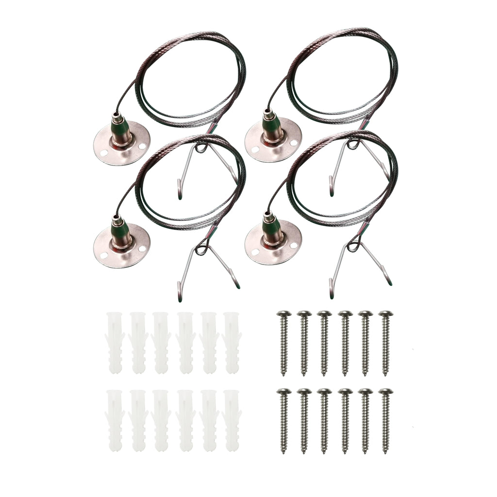 Suspension Mounting Kit For LED Strip Light Fixtures Sunco Lighting suspension-mounting-kit-for-led-strip-light-fixtures-sunco-lighting