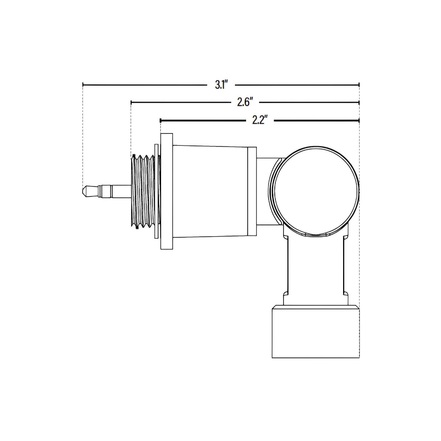 Bi-Level PIR Motion & Daylight Sensor with Adjustable Swivel Connector ...