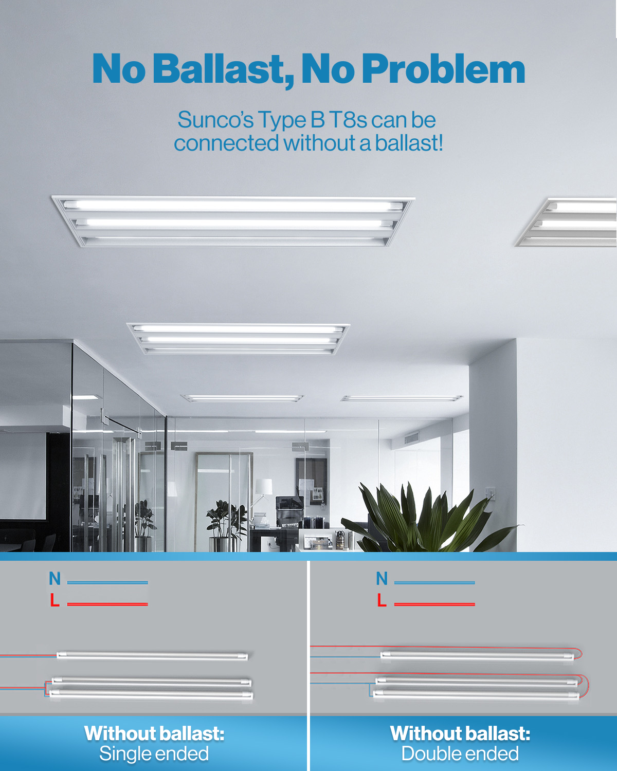 T8 LED Tube Lights, Frosted, LED LIGHTING