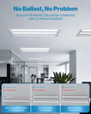 T8 LED Tube, 4ft, Frosted, Plug & Play, Hybrid Type A+B, Single/Double Ended, 20W, 2400 Lumens