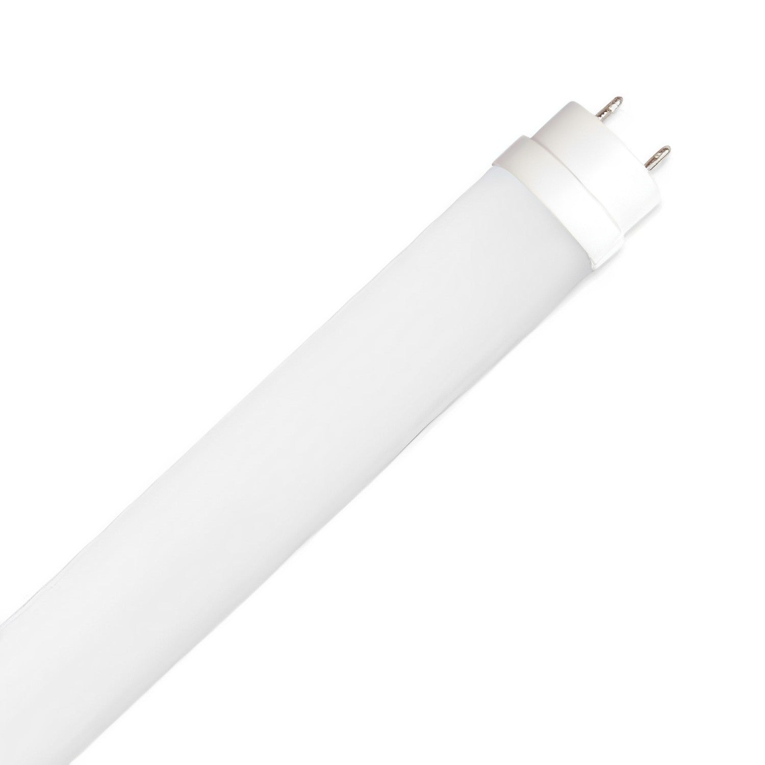 T8 LED Tube, 4ft, Frosted, Plug & Play, Hybrid Type A+B, 15W, 2200 Lumens