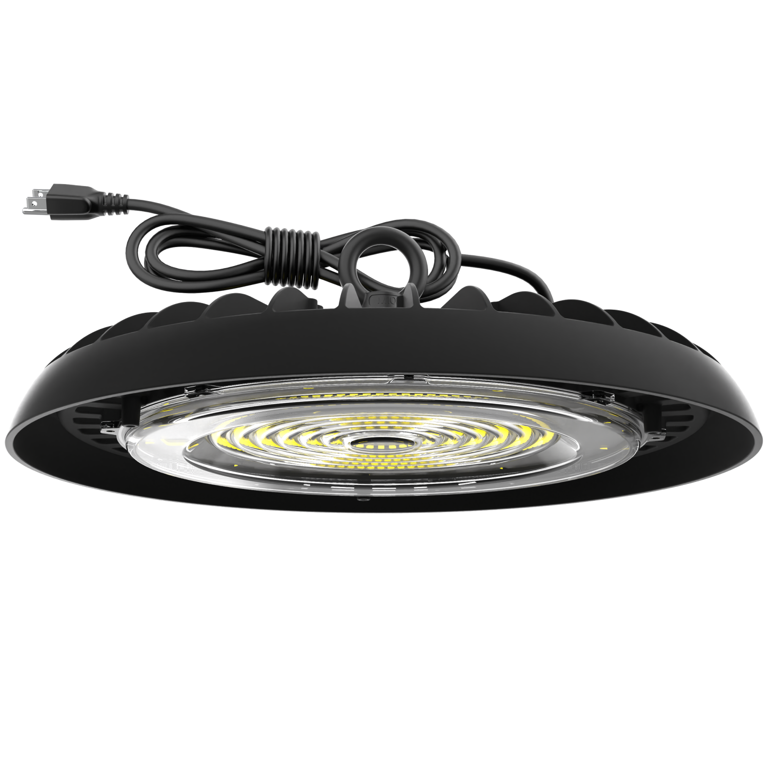 UFO High Bay 200W Plug & Play LED Fixture, 2-Step Install, 28000 Lumen ...
