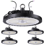UFO High Bay LED Fixture, 100W/80W/60W/40W, Selectable Wattage & CCT, 16000 Lumens