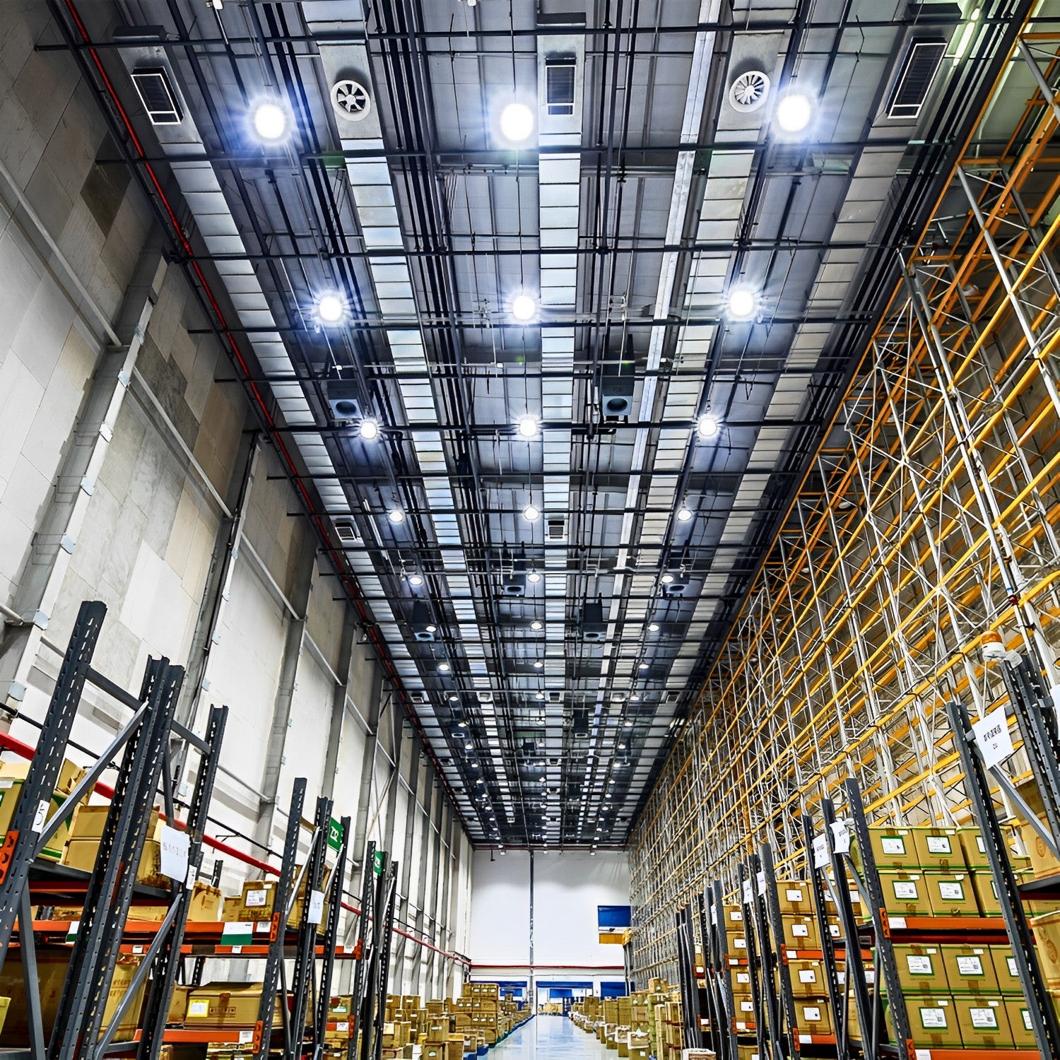 UFO High Bay LED Fixture, 410W/330W/250W/160W, Selectable Wattage, 72000 Lumens