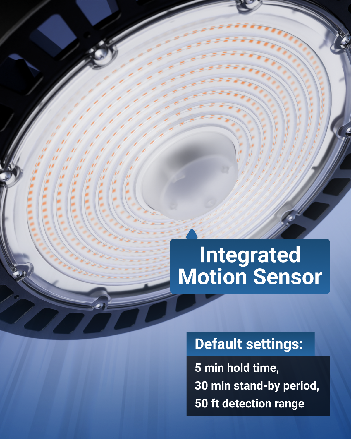 Modular Sensor Bay UFO High Bay 240W Motion Activated LED Fixture, 36000 Lumens – Sunco ...