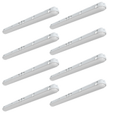 4ft LED Vapor Tight Fixture, 50W/40W/30W, Selectable Wattage & CCT, 7000 Lumens