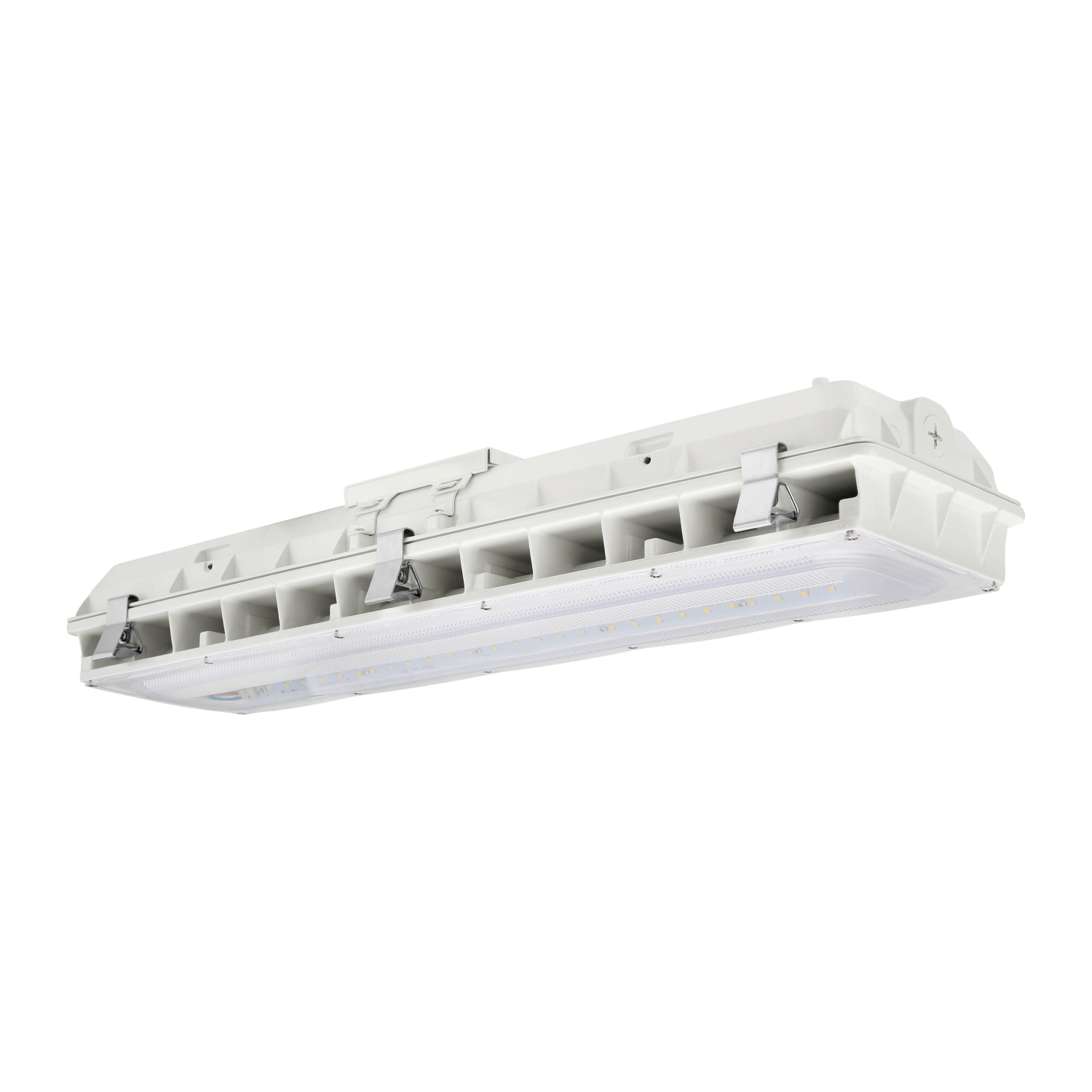2ft LED Vapor Tight Fixture, 40W/57W/73W/95W, Selectable Wattage And CCT, 11600 Lumens