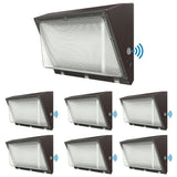 LED Semi Cutoff Wall Pack, Dusk to Dawn, 120W, 16200 Lumens