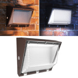 LED Semi Cutoff Wall Pack, Dusk-To-Dawn, 60W/45W/30W, Selectable CCT, 8600 Lumens