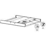 LED Center Basket Troffer, 50W/42W/34W, 2x4, Selectable Wattage & CCT, 6200 Lumens