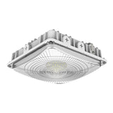 White LED Canopy Light, 30W/45W/63W, Selectable Wattage & CCT, 8500 Lumens