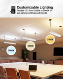 The fixture emits a powerful and focused beam of light in targeted areas.