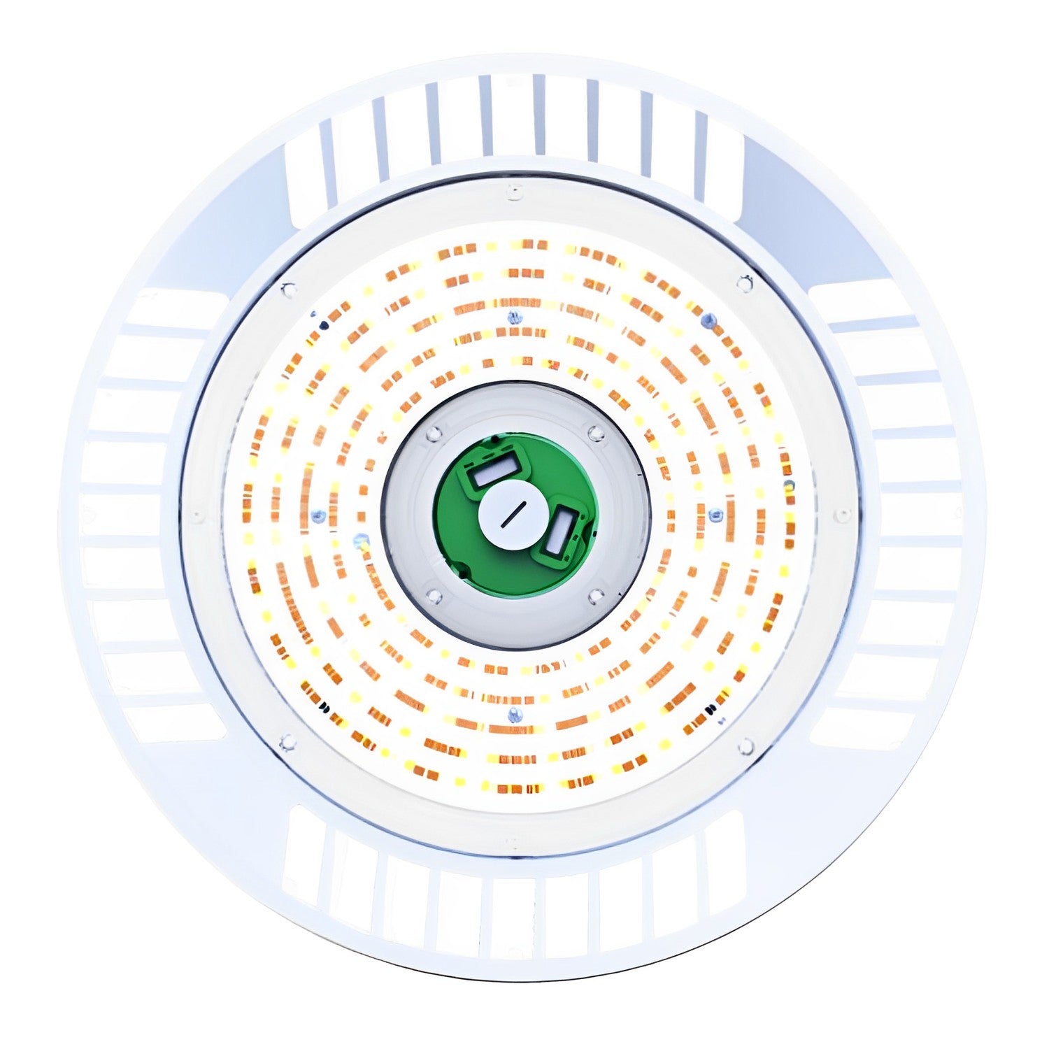 LEDone Sunco UFO High Bay LED Fixture, 80W/100W/150W, Whitney, 277-480V, Selectable Wattage & CCT, 21700 Lumens