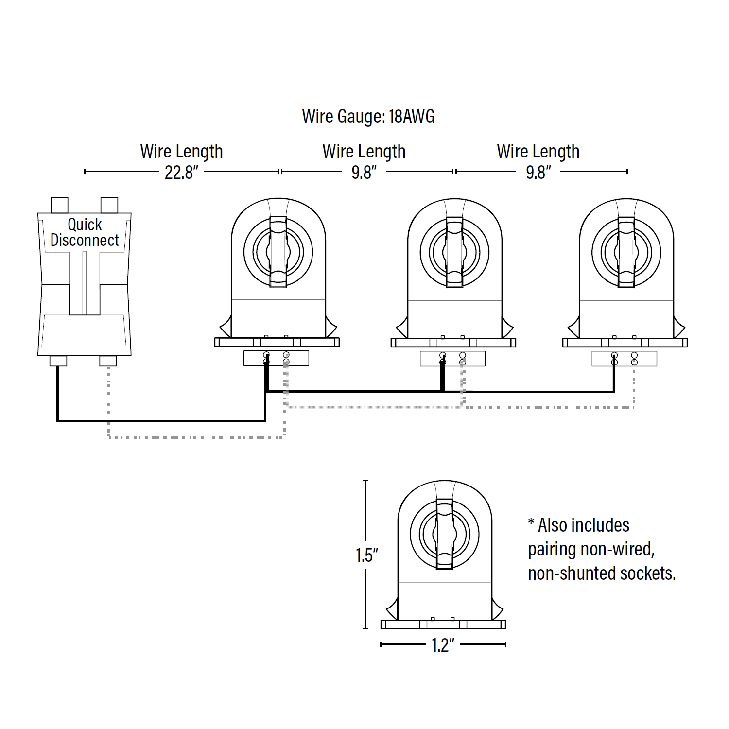 Shunted Vs Non Shunted Sockets Keystone KT SOCKET T5 S Short G5 Base