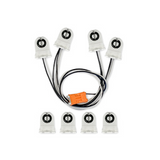 Wiring Harness for 4 Single-End, Non-Shunted Tombstones, T8/T12 Socket