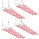 SuncoGrow Full Spectrum LED Grow Light, 4ft, 80W, Linkable