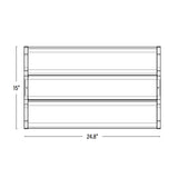 LED Linear High Bay, 2FT, 185W/155W/135W, Selectable Wattage & CCT, 27700 Lumens